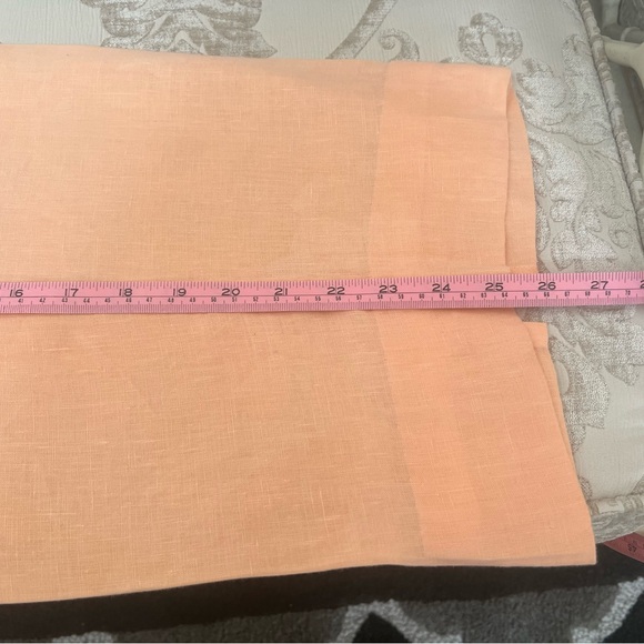 Plus size wide leg linen capris - Picture 7 of 8